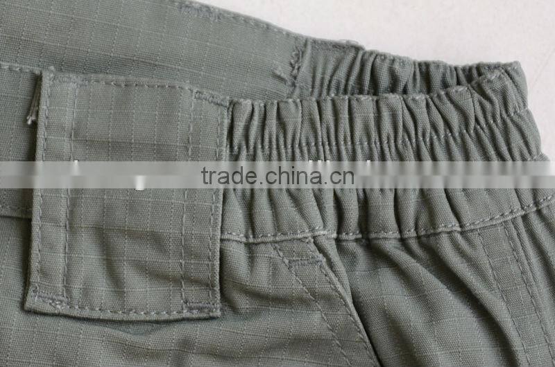 Men's summer navy blue leisure short cargo pants
