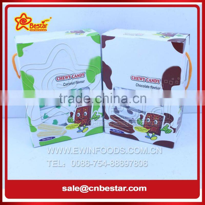 Milk Flavor Chewing Candy Jar Packing