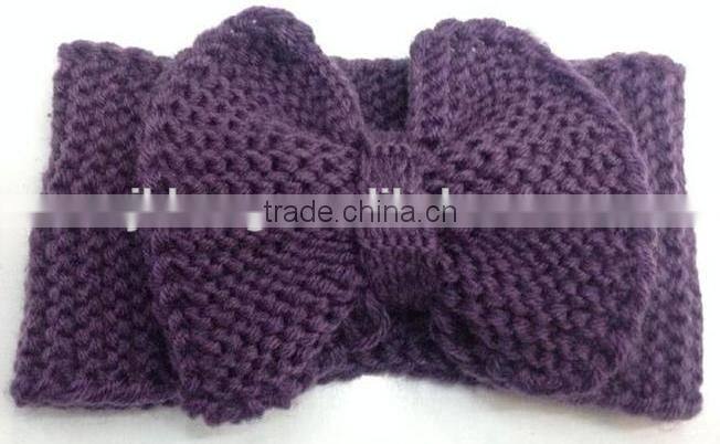 STOCK Wholesale crochet head wraps crochet bow knit headwrap