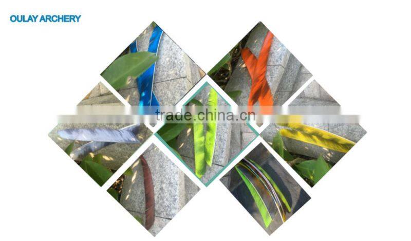7~10inch New Cut-in-half Full Length Archery Arrow Vanes Turkey Feathers Factory Sale