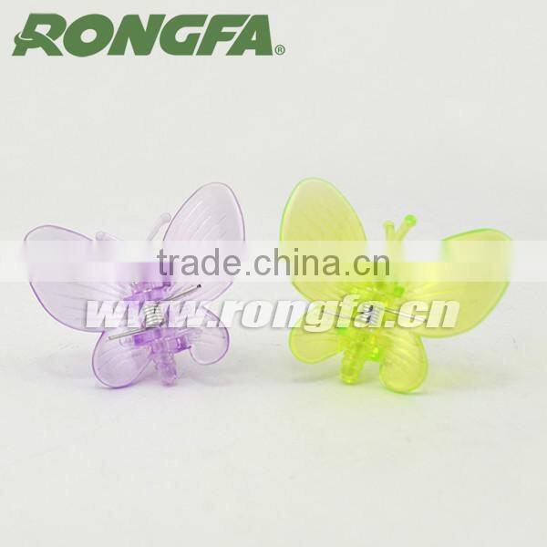 Colorful Plastic Beatles Shape Orchid Clips