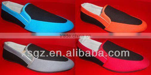 Fashion men's casual canvas shoes summer 2014