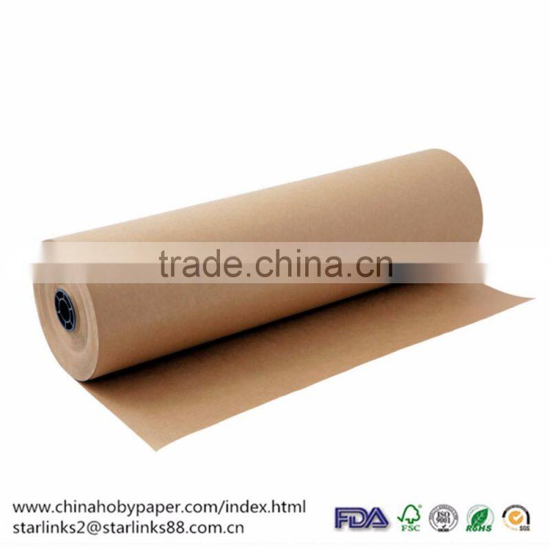 100% Wood Pulp Brown Kraft Paper Roll for Archival Bag