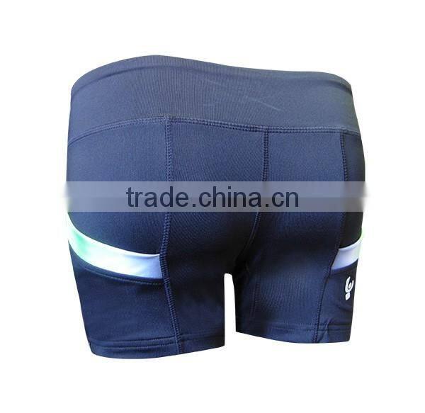 Fitness plain running shorts for wholesale athletic wear