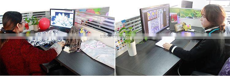 2015 Customized High Quality Silk Scarf Digital Print Porcess Service Multicolor Photo realistic