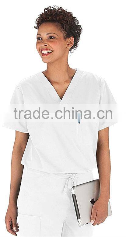 Custom Short Sleeve Summer Cotton Hospital Nurses Uniform Patterns