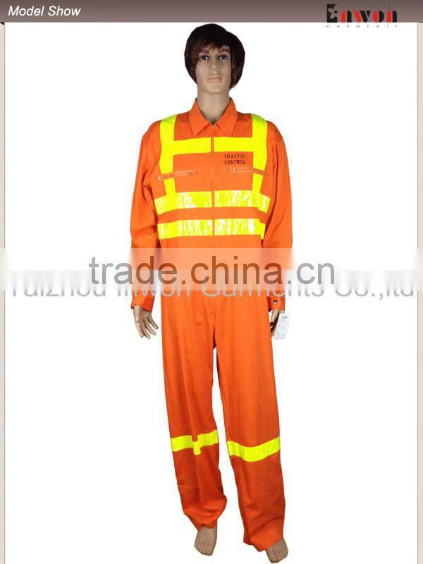 Customized work coverall workwear safety uniform flame retardant coverall