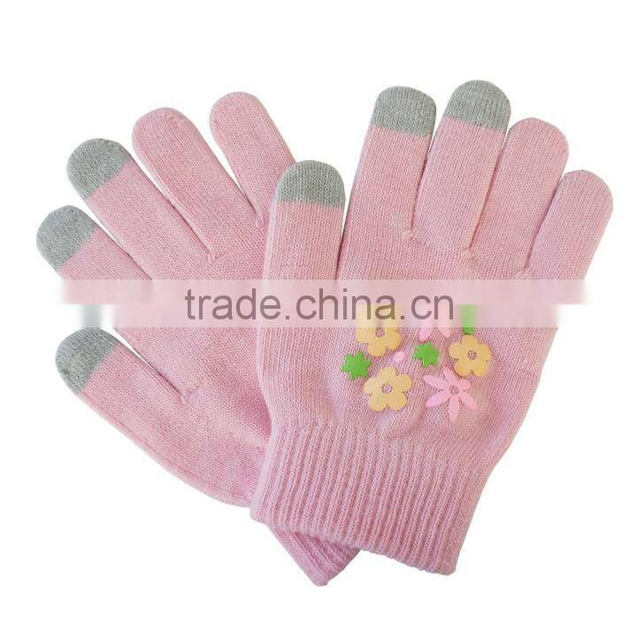 fashion printed touch screen gloves phone gloves touch panel gloves