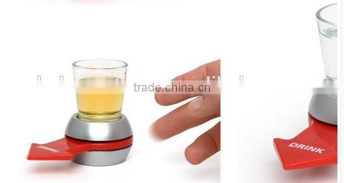 spin the shot /shot glass game /beer pong game. spin the shot