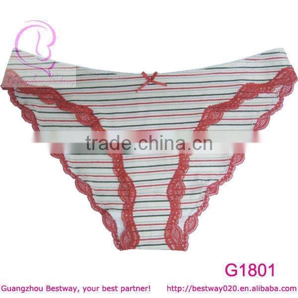 New fashion stripe panties for young girls ladies women