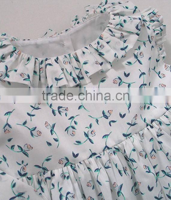 Wholesale Price Printed European Style Baby Girl Clothes Summer Sets