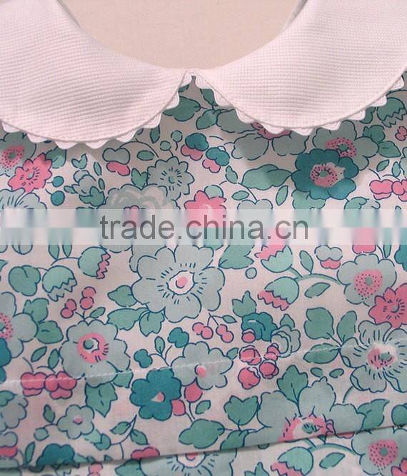 2017 High Quality Custom Design Printed Baby Girl Clothes Sets