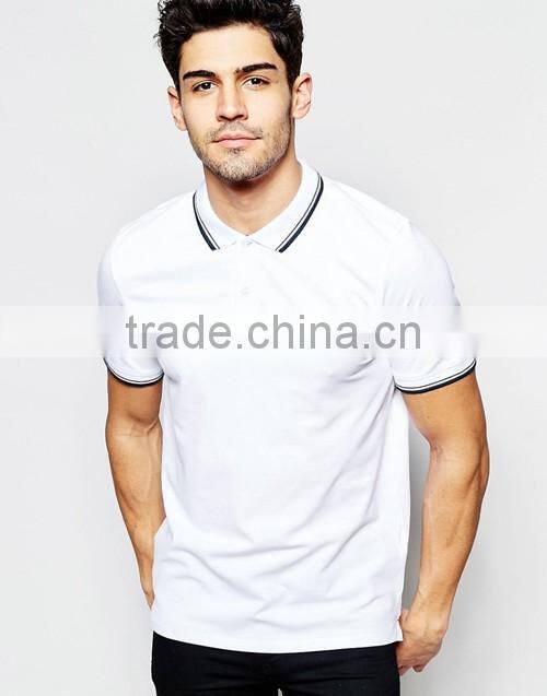 Bulk blank work t-shirt clothing custom, 100% cotton pique polo shirt men wholesale