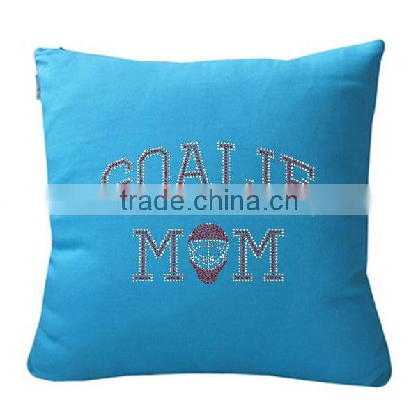 Wholesale custom rhinestone pillow home decoration