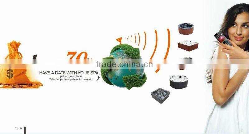 2011 outdoor whirlpool bath tub produces