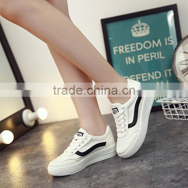 Woman candy color sport canvas shoes Korea style