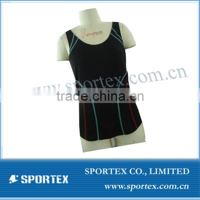 Customed Men's compression top/ Men compression vest customized / compression vest for wholesale