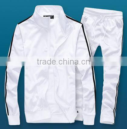 Latest Design Sports Track Suits 100% Polyester Mens Sports Tracksuit Fleece Tracksuit