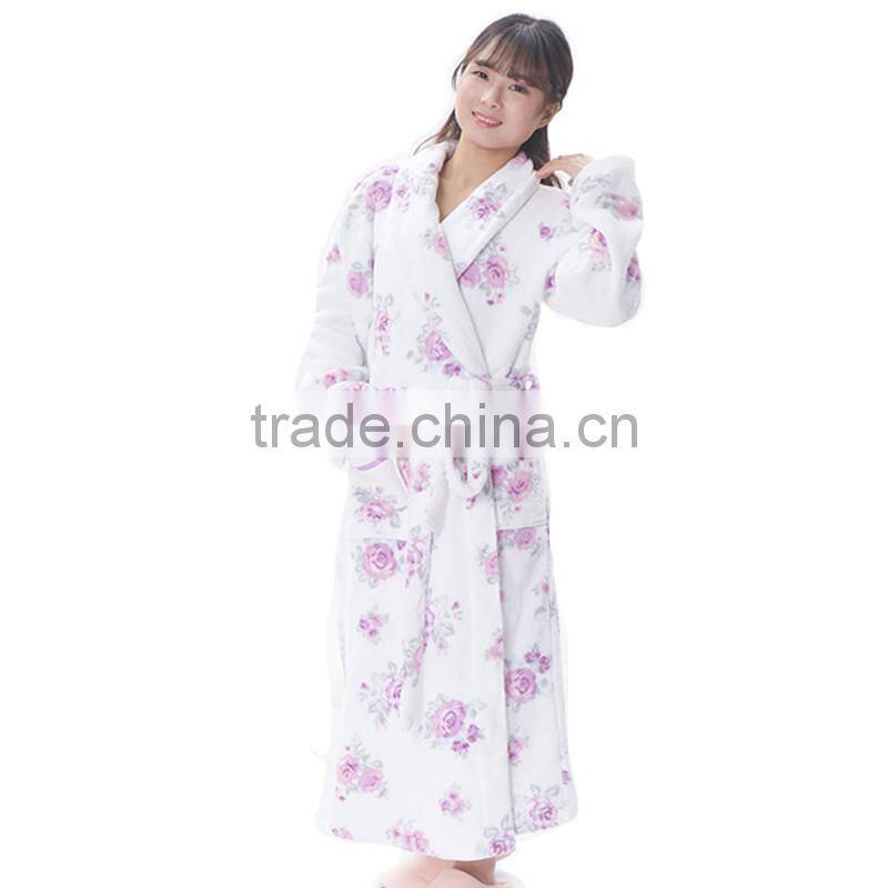 Women Winter Warm Pajamas,Printed Sleepwear
