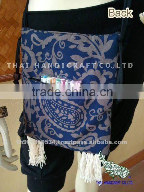 Hill Tribe shoulder bag Patchwork OWL Fabric