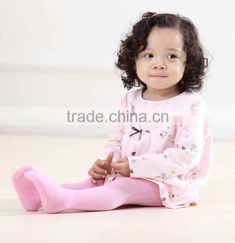 Solid color mashup baby girl hosiery