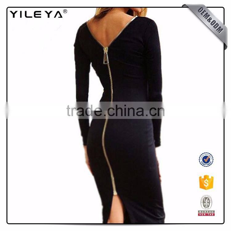 New style sexy zipper dresses,back zipper dress,sex lady dress