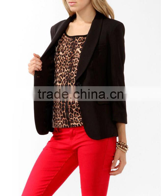 Women's Classic Shawl Collar Blazer