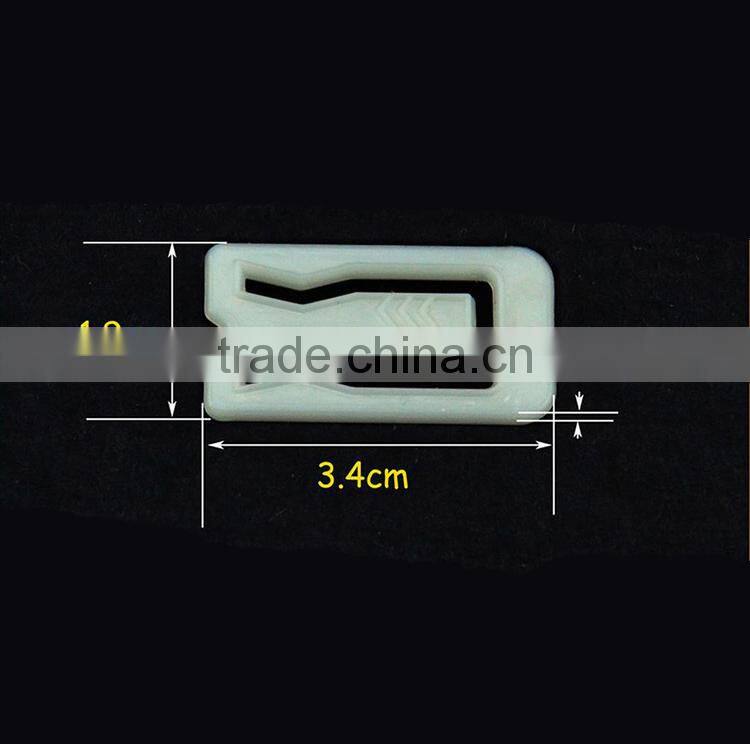 Wholesale Garment Accessories 3.4*1.9*0.25cm Plastic Clips for Garment Packing
