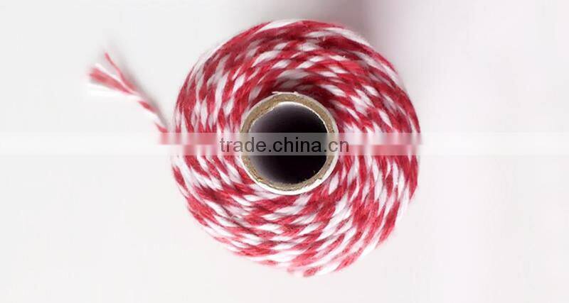 2ply double color100% Cotton Thread for DIY crafts