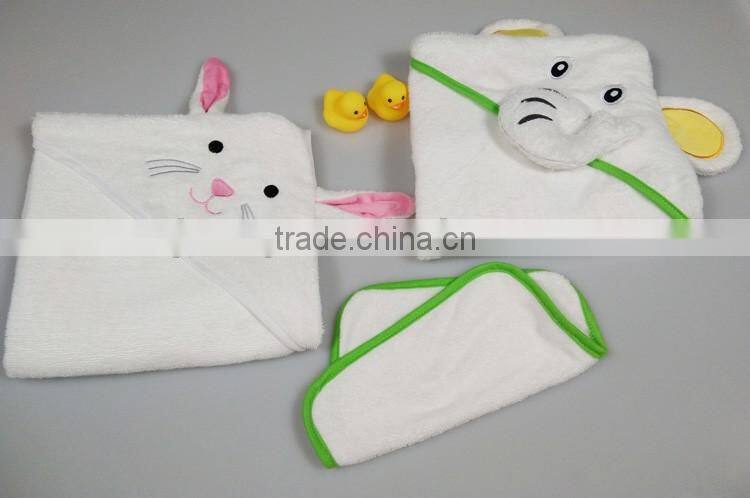 organic bamboo baby gauze swaddle bath towel set
