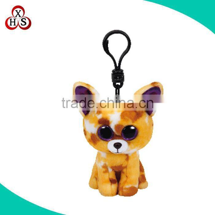 Wholesale soft stuffed keychain dog plush dog keychain