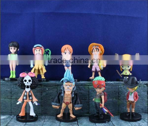 Wholesale one piece Luffy&Shanks pvc action figure
