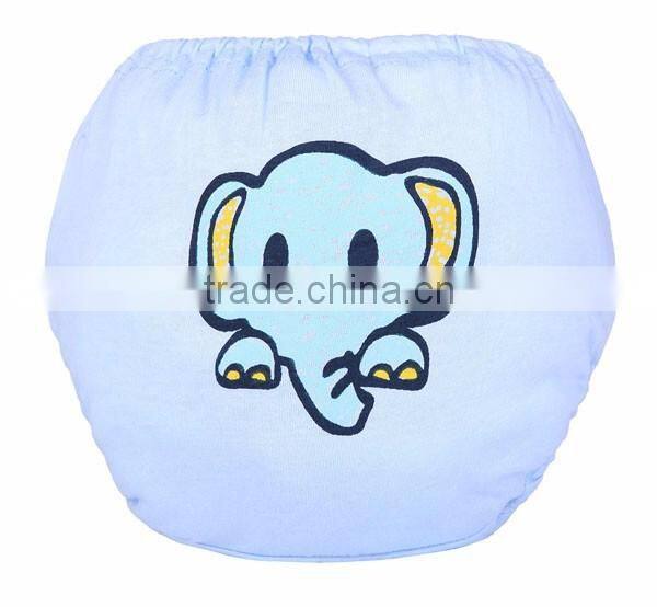 yellow lion pattern design soft training pants baby cloth diaper