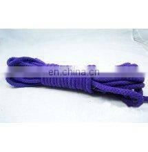 black cotton braided rope