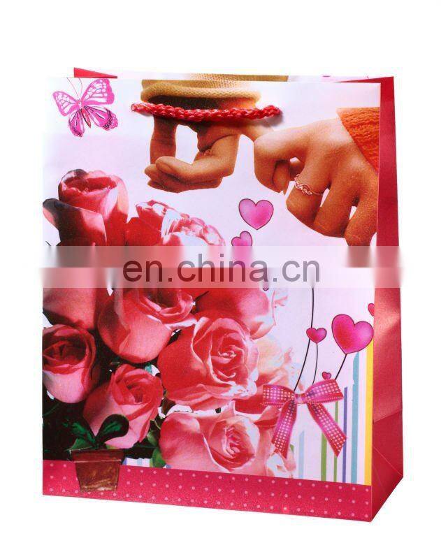 Custom printed pp gift bag for wedding/shopping bag