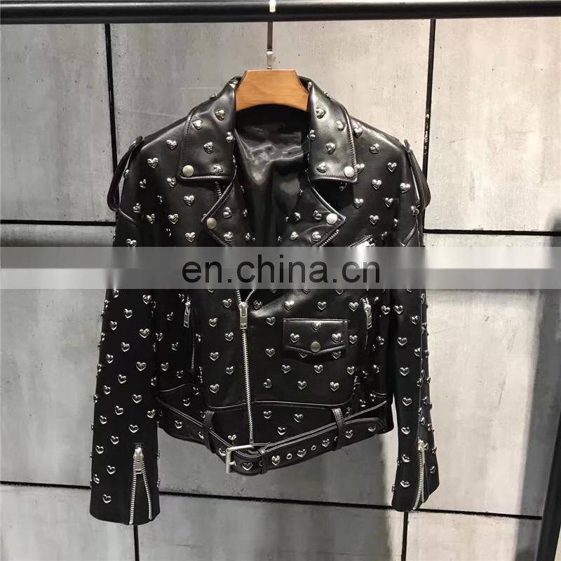 2017 Real Leather Jackets Wholesale Women Fashion Sheepskin Jackets for Ladies