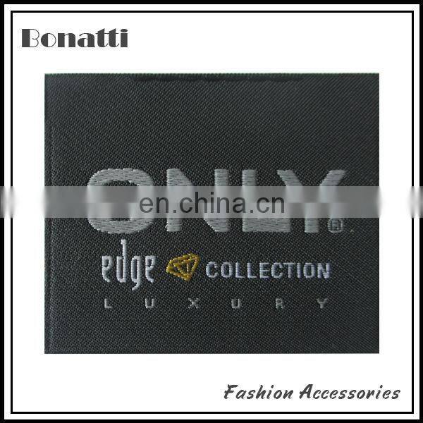 garment needle loom woven label for clothing