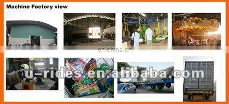 3 Spider Man merry go round carousel / rocking horse for kid's theme park outdoor playground