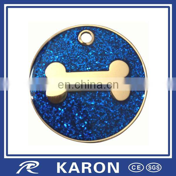 quality double sided custom dog tag with ball chain