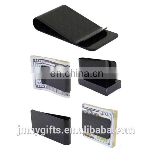 100% Genuine Wallet Credit Card Holder Real Carbon Fiber Money Clip