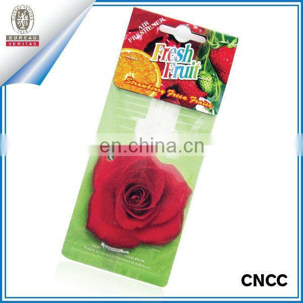 Car air freshener paper material auto air freshenr for decoration