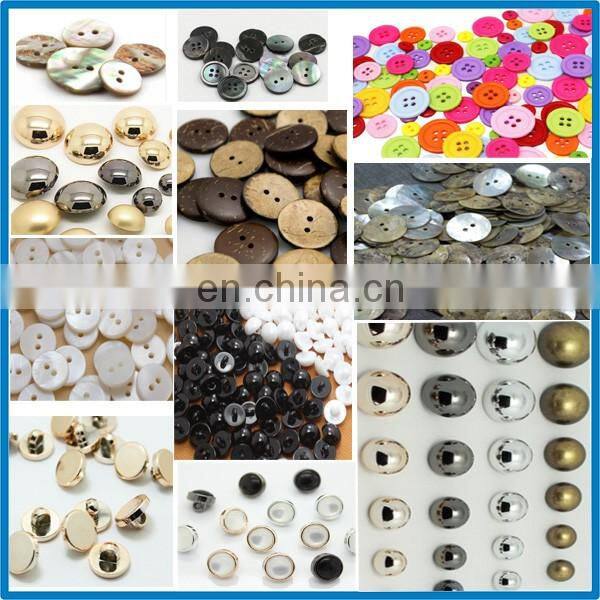 resin plastic beads button round with hole toggle ball button