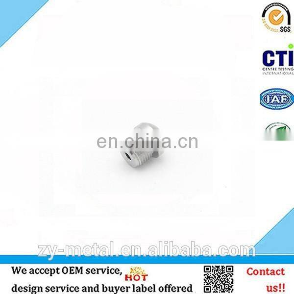 Nickel plated special customized decorative brass screw button head screw