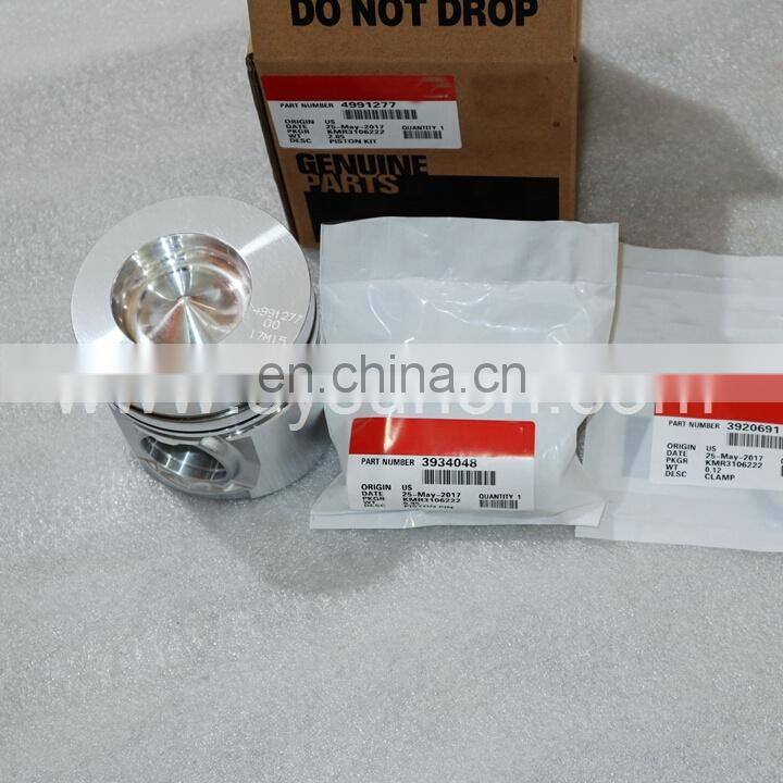4991277 truck diesel engine parts piston ISBe ISDe QSB engine piston for Excavator crane parts