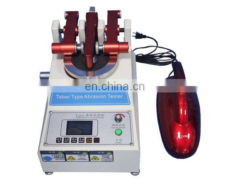Hot Selling High Quality Abrasion Test Machine Tester for Leather Cloth and Paint