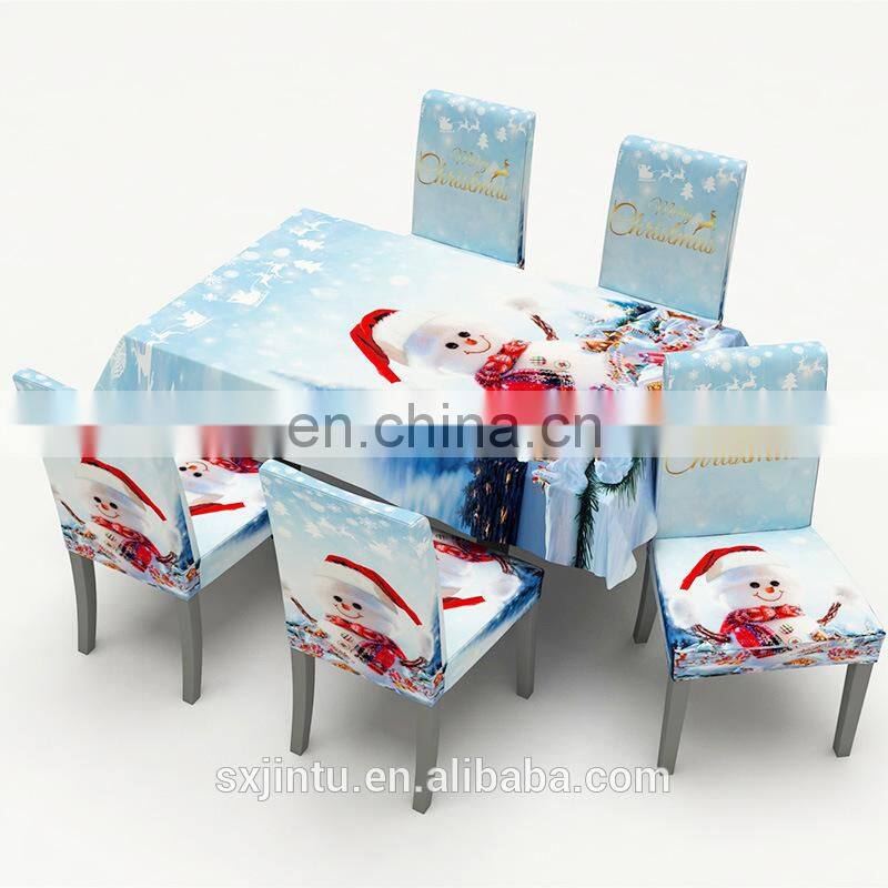home decoration Christmas room decoration universal spandex back chair covers