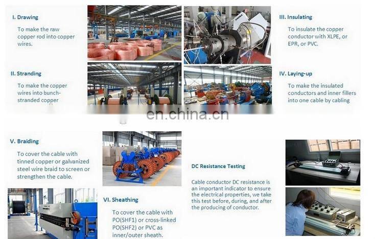 submersible pump cable welding cable cable icea s-73-532 600v xlpe/pvc 25mm2 35mm2