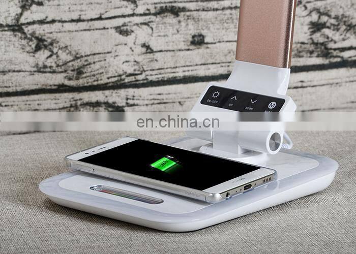 Stretchable flex led table lamp with RGB base for reading books, office