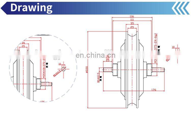 Easy DIY 12 Inch Electrical Bicycle Wheel Hub Motor