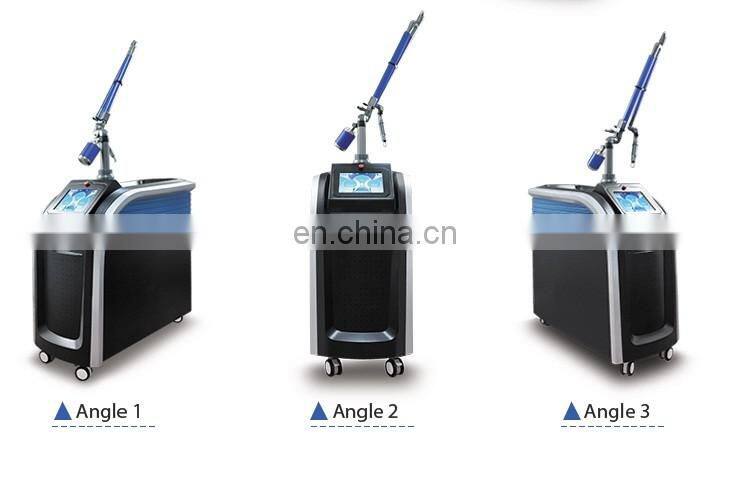 Picosecond remove tattoo Q switch machine for laser tattoo washing